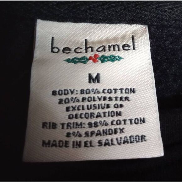 Christmas‎ Shirt Ladies Medium Black Bechamel Cat Christmas Stocking - Picture 5 of 6